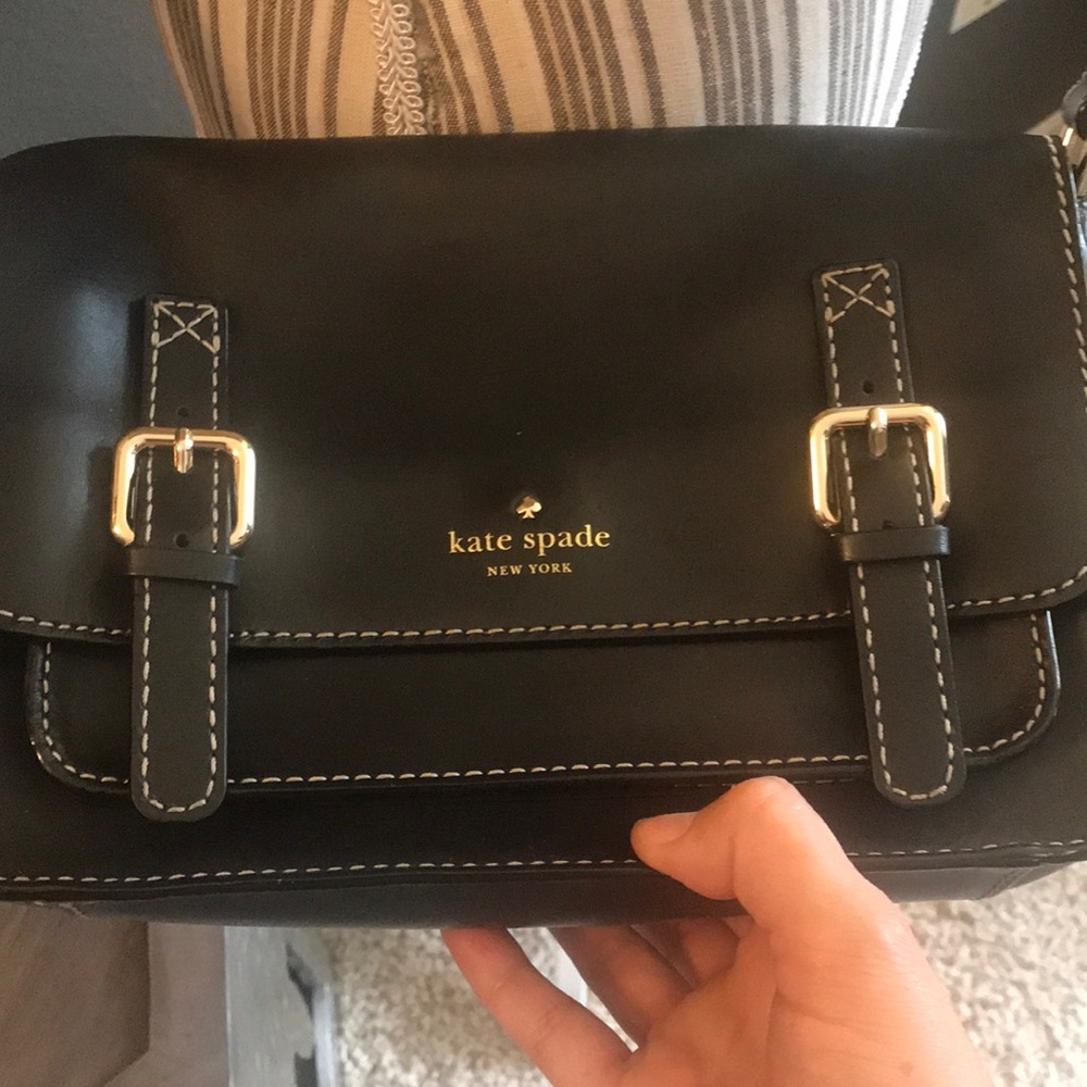 🔥1 hr SALE - Kate Spade black leather - Picture 2 of 9